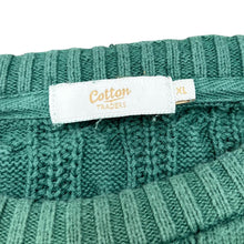 Load image into Gallery viewer, COTTON TRADERS Classic Essential Cable Knit Cotton Knit Sweater Jumper