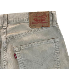 Load image into Gallery viewer, Early 00's LEVI'S 551 Classic Beige Corduroy Cord Straight Leg Trousers