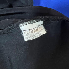 Load image into Gallery viewer, Vintage Dr. Roberto Black Blue Cowboy Western Tasselled Long Sleeve Shirt