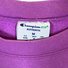 Load image into Gallery viewer, Champion Eco OHIO Embroidered College Spellout Purple Crewneck Sweatshirt