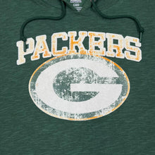 Load image into Gallery viewer, Majestic NFL GREEN BAY PACKERS Big Logo Spellout Football Pullover Hoodie