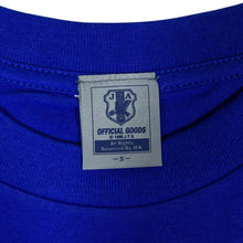 Load image into Gallery viewer, Vintage JFA Japan Football Association "Miyamoto" Spellout Graphic Blue T-Shirt