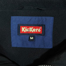 Load image into Gallery viewer, Early 00's KICKERS Classic Mini Logo Navy Blue Fleece Lined Windbreaker Jacket
