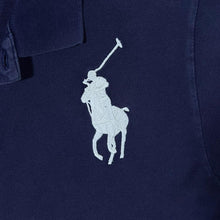 Load image into Gallery viewer, Polo Ralph Lauren Embroidered Big Pony Logo Navy Blue Long Sleeve Polo Shirt
