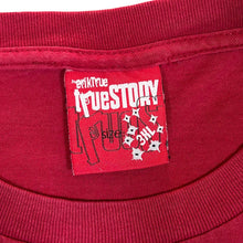 Load image into Gallery viewer, Early 00's ERIK TRUE "True Story" Y2K Hip Hop Spellout Graphic Red T-Shirt