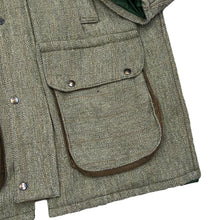 Load image into Gallery viewer, Vintage OPENTRACK Houndstooth Farmer Tweed Style Hunting Country Jacket