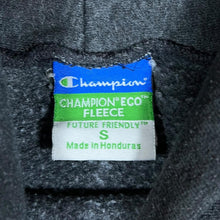 Load image into Gallery viewer, Champion LONGWOOD UNIVERSITY College Spellout Graphic Grey Pullover Hoodie