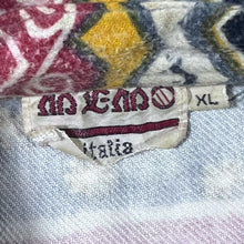 Load image into Gallery viewer, Vintage 90's Memo Crazy Abstract Patterned Long Sleeve Cotton Flannel Shirt