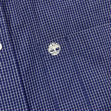 Load image into Gallery viewer, Vintage TIMBERLAND WEATHERGEAR "Classic Fit" Embroidered Mini Logo Grid Check Long Sleeve Button-Up Shirt