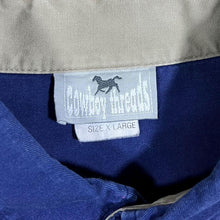 Load image into Gallery viewer, Vintage Cowboy Threads Western Colour Block Made In USA Long Sleeve Butotn-Up Shirt