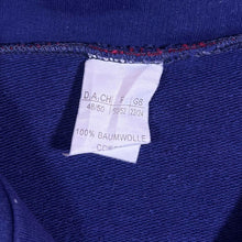 Load image into Gallery viewer, Vintage 90's Colour Block Striped Blue 1/4 Zip Cotton Pullover Sweatshirt