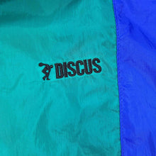 Load image into Gallery viewer, Vintage 90's DISCUS ATHLETIC Embroidered Mini Logo Colour Block Windbreaker Jacket