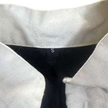 Load image into Gallery viewer, Vintage Embroidered Western Style Black White Lace-Up Ramie Cotton Long Sleeve Smock Shirt