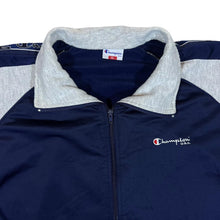 Load image into Gallery viewer, Vintage CHAMPION USA Mini Logo Tape Sleeve Colour Block Tracksuit Jacket
