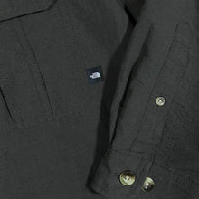 Load image into Gallery viewer, Early 00's THE NORTH FACE TNF Light Fleece Lined Utility Long Sleeve Button Shirt