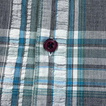 Load image into Gallery viewer, OAKLEY "True Fit" Surfer Skater Plaid Check Short Sleeve Cotton Shirt