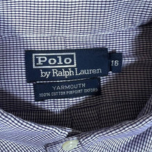Load image into Gallery viewer, Early 00's POLO RALPH LAUREN "Yarmouth" Check Long Sleeve Cotton Button-Up Shirt