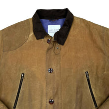 Load image into Gallery viewer, JAMES AUBREY HERITAGE British Millerain Union Jack Lined Wax Country Farmers Jacket