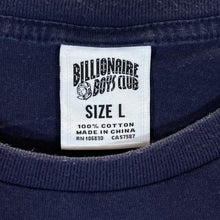 Load image into Gallery viewer, BILLIONAIRE BOYS CLUB Classic Big Logo Graphic Navy Blue T-Shirt