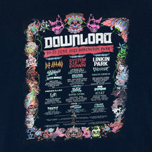 Load image into Gallery viewer, DOWNLOAD FESTIVAL 2011 Heavy Metal Punk Hard Rock Music Band Festival Lineup T-Shirt