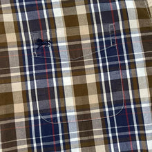 Load image into Gallery viewer, Hampton Classic Mini Pocket Logo Plaid Check Long Sleeve Cotton Shirt