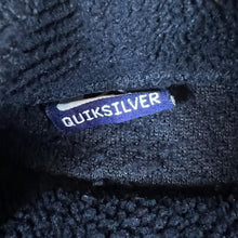 Load image into Gallery viewer, Vintage QUIKSILVER Embroidered Mini Logo Surfer Skater Mock High Neck Fleece Sweatshirt