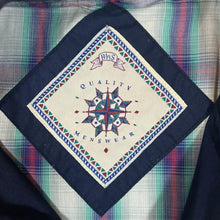 Load image into Gallery viewer, Vintage BHS Classic Navy Blue Zip Bomber Windbreaker Jacket