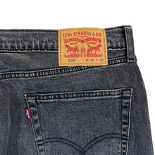Load image into Gallery viewer, LEVI'S 505 Classic Washed Grey Denim Straight Leg Jeans