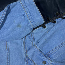 Load image into Gallery viewer, Vintage Shooter Cowboy Western Blue Denim Popper Long Sleeve Cotton Shirt