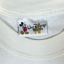 Load image into Gallery viewer, Vintage WALT DISNEY WORLD Character Logo Spellout Souvenir Graphic White T-Shirt