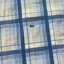 Load image into Gallery viewer, Early 00's LACOSTE Classic Mini Pocket Logo Plaid Check Short Sleeve Button-Up Shirt