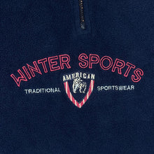 Load image into Gallery viewer, Vintage LEXINGTON "Winter Sports" Embroidered 1/4 Zip Pullover Fleece Sweatshirt