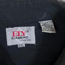 Load image into Gallery viewer, Vintage 90's Ely Diamond Cowboy Western Embroidered Rose Popper Long Sleeve Shirt