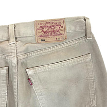 Load image into Gallery viewer, Vintage LEVI'S 501 Classic Beige Straight Leg Denim Jeans