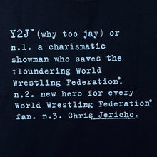 Load image into Gallery viewer, Vintage Screen Stars WWF (2000) Y2J Chris Jericho “Why Too Jay” Wrestling Graphic T-Shirt