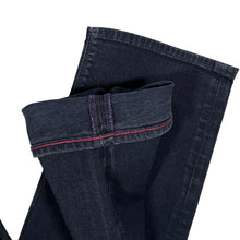 Load image into Gallery viewer, TOMMY HILFIGER "Denton Stretch Straight Fit" Black Selvedge Denim Jeans