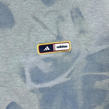 Load image into Gallery viewer, Early 00's ADIDAS Classic Embroidered Mini Logo Blue Tie Dye Crewneck Sweatshirt