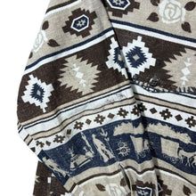 Load image into Gallery viewer, Vintage Aztec Crazy Abstract Patterned Cowboy Western Long Sleeve Shirt