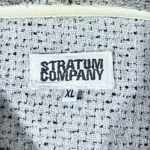 Load image into Gallery viewer, Vintage 90's Stratum Company Grey Black Micro Check Long Sleeve Flannel Shirt