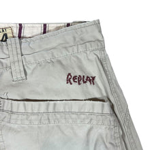 Load image into Gallery viewer, Early 00's REPLAY Cream Beige Y2K Straight Leg Cotton Chino Trousers