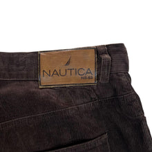 Load image into Gallery viewer, NAUTICA "Relaxed Fit" Classic Brown Corduroy Cord Straight Leg Trousers