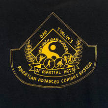 Load image into Gallery viewer, Vintage 90's AMERICAN ADVANCED COMBAT SYSTEM Martial Arts Graphic Black Single Stitch T-Shirt