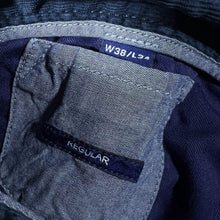 Load image into Gallery viewer, GANT Regular Fit Classic Blue Corduroy Cord Straight Leg Trousers