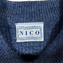 Load image into Gallery viewer, Vintage 90's NICO Grandad Patterned Acrylic Knit Sweater Jumper