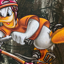 Load image into Gallery viewer, Early 00's WALT DISNEY WORLD "Team Donald BMX" Donald Duck Character Graphic T-Shirt