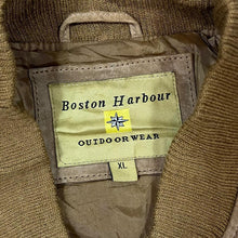 Load image into Gallery viewer, Vintage BOSTON HARBOUR Classic Brown Genuine Real Suede Leather Bomber Jacket