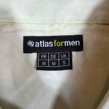 Load image into Gallery viewer, ATLAS FOR MEN Cowboy Western Embroidered Shoulder Panel Cream Long Sleeve Shirt