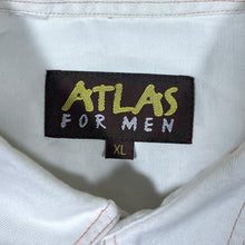 Load image into Gallery viewer, Vintage Atlas For Men Cowboy Western Embroidered Aztec Long Sleeve Cotton Shirt