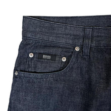 Load image into Gallery viewer, Vintage BOSS HUGO BOSS "Scout" Black Classic Cotton Straight Leg Trousers