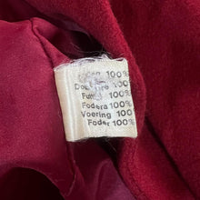 Load image into Gallery viewer, Vintage 90's FEMINELLA Made In England Heavy Wool Red Over Coat